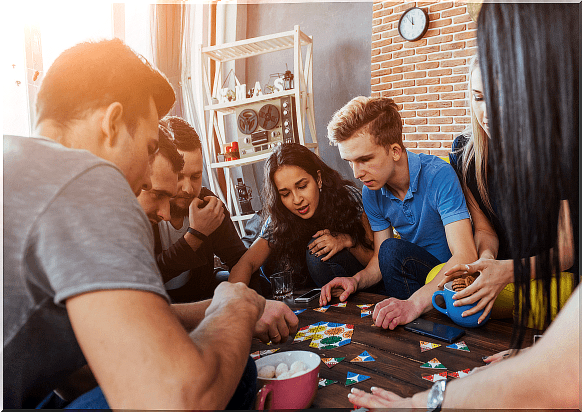 Board games with friends