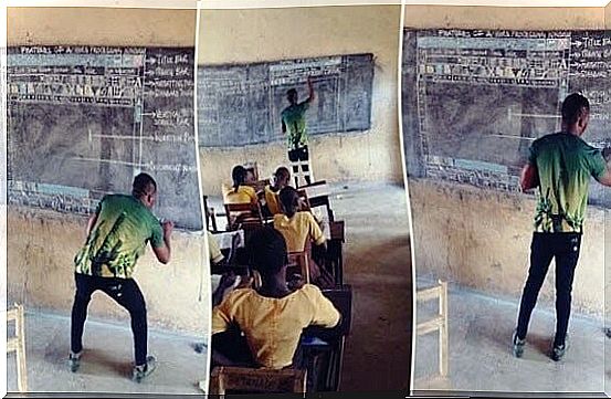 Attitude and inspiration: the Ghanaian teacher who teaches computer science with chalk and blackboard