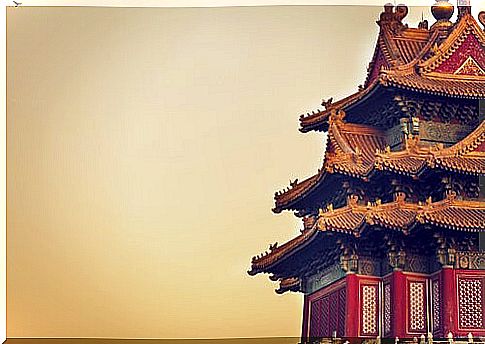 Chinese house to represent Chinese fables