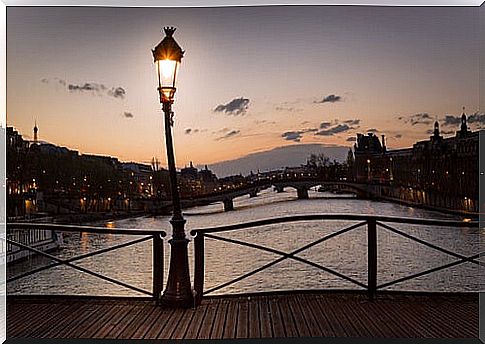 Sunset in paris