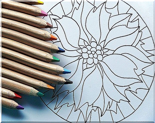 Pencils with mandala