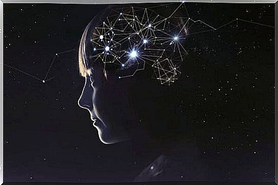 girl with constellations in the brain symbolizing how your brain can also heal you